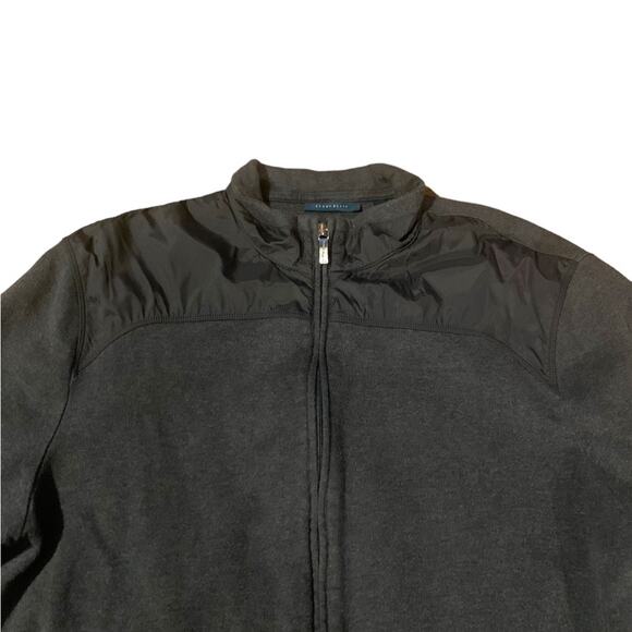Perry Ellis Men's Lightweight Jacket Full Zip Casual Black Gray Size XL - Picture 4 of 9